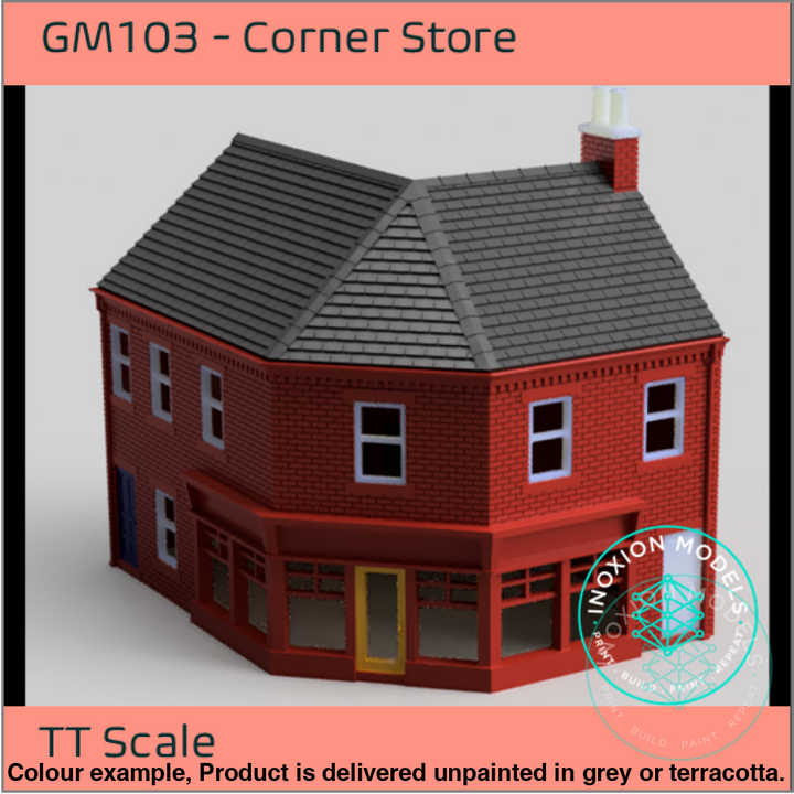 Gm103 – Corner Store Tt120/3Mm Scale Tt Building