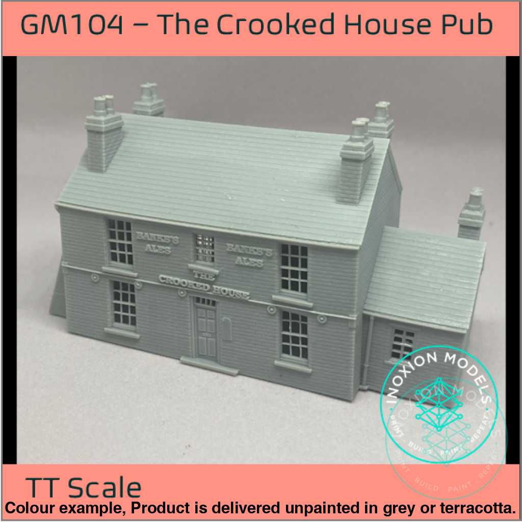 Gm104 – The Crooked House Pub Tt120/3Mm Scale Tt Building