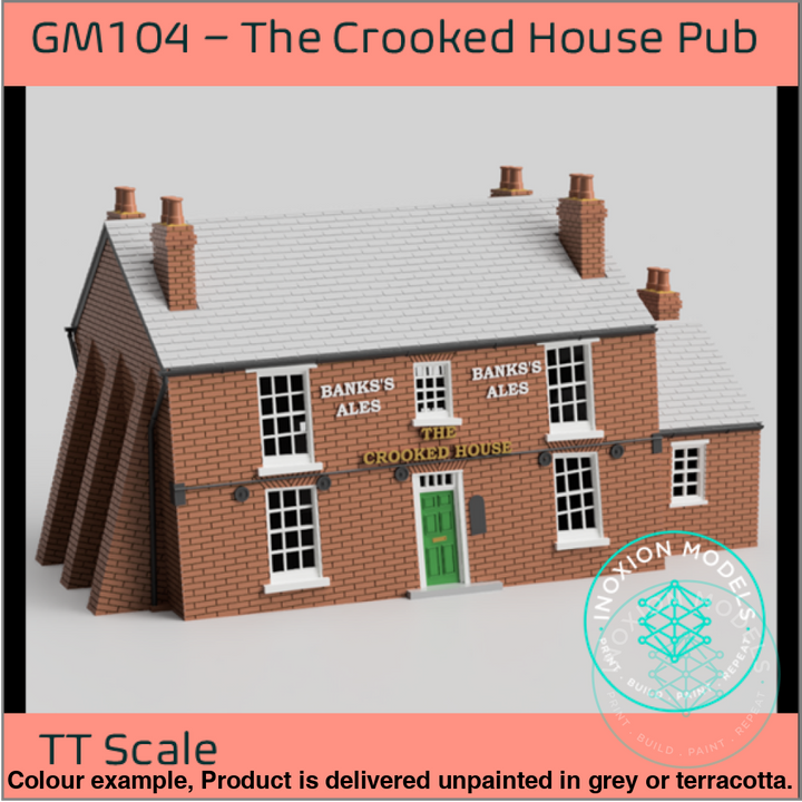 Gm104 – The Crooked House Pub Tt120/3Mm Scale Tt Building