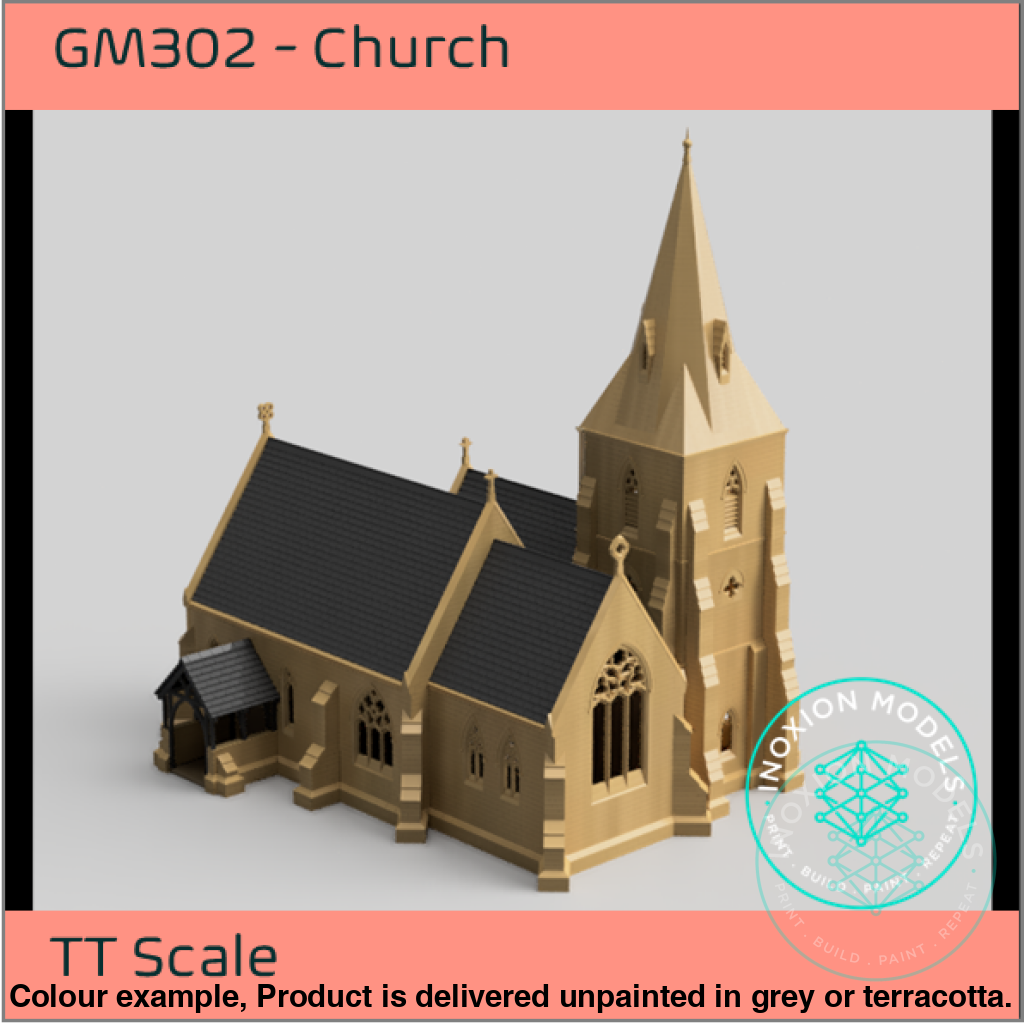 Gm302 – Church Tt120/3Mm Scale Tt Building