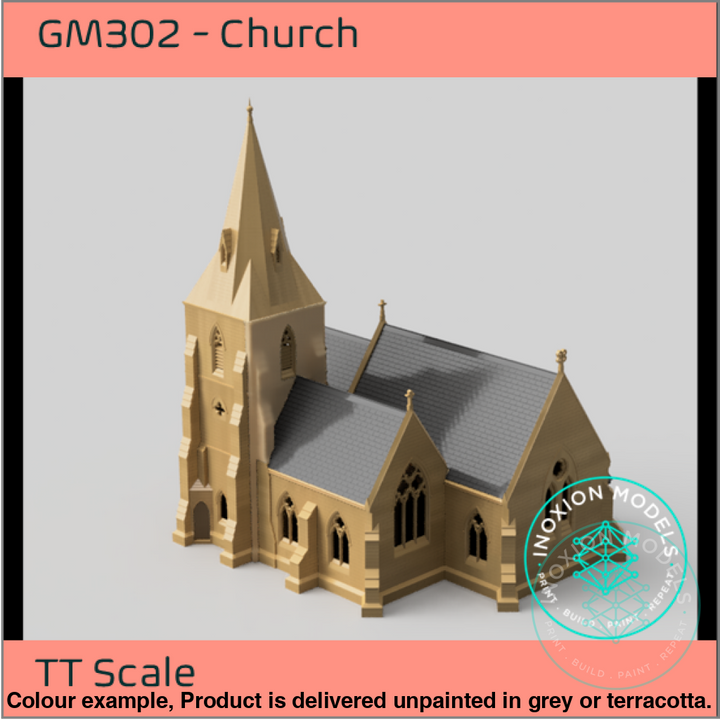 Gm302 – Church Tt120/3Mm Scale Tt Building