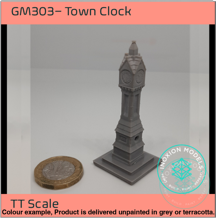 Gm303 – Town Clock Tt120/3Mm Scale Tt Building