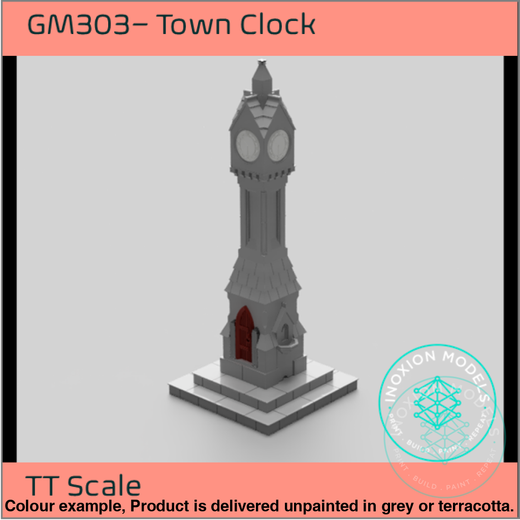 Gm303 – Town Clock Tt120/3Mm Scale Tt Building