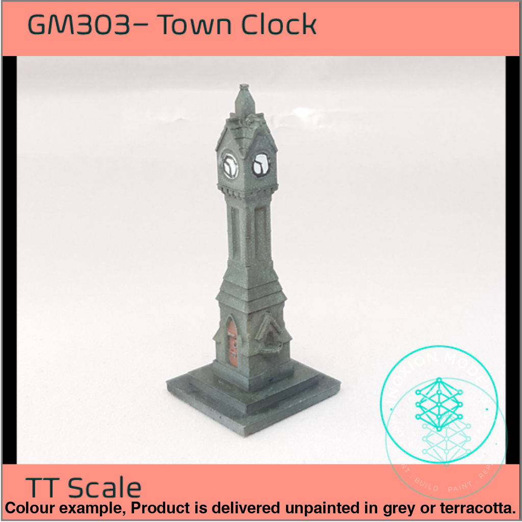 Gm303 – Town Clock Tt120/3Mm Scale Tt Building