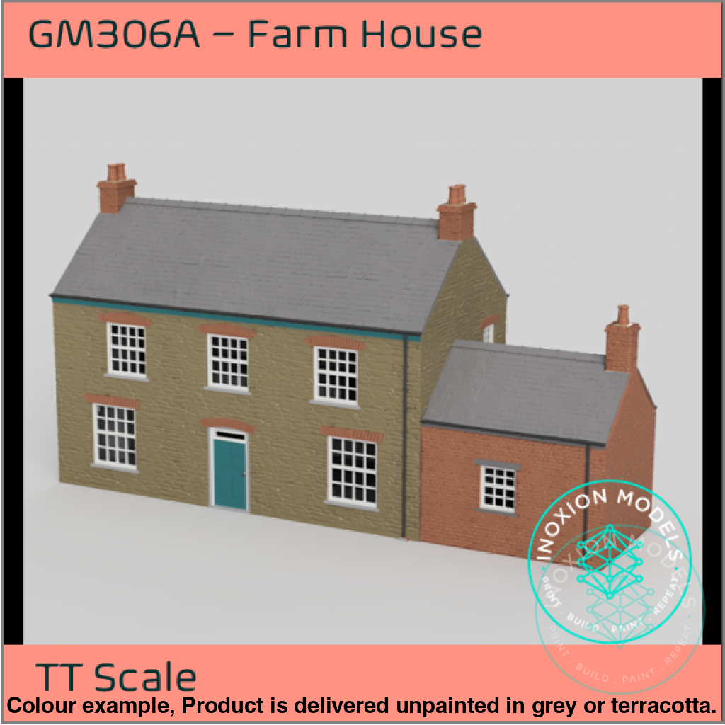 Gm306A – Farm House Tt120/3Mm Scale Tt Building