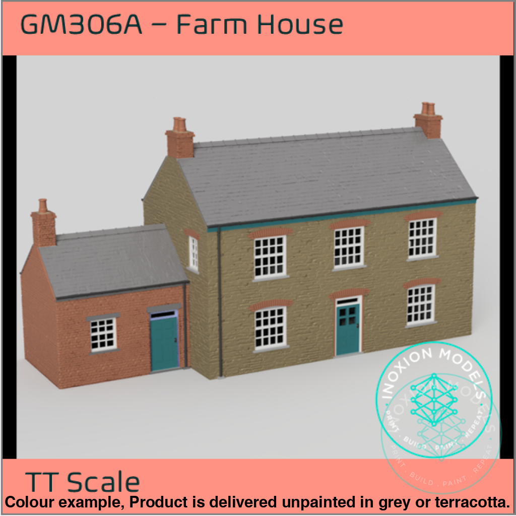 Gm306A – Farm House Tt120/3Mm Scale Tt Building