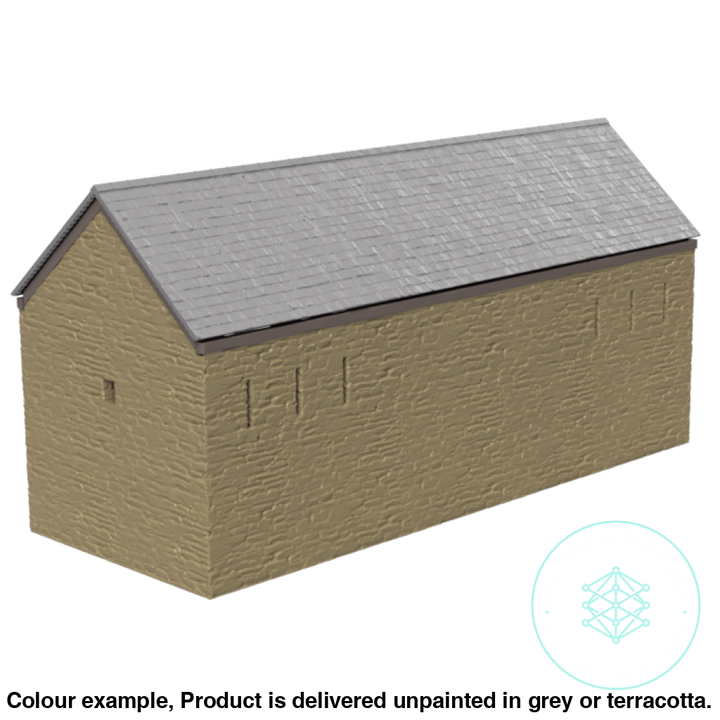 Gm306B – Barn Tt120/3Mm Scale Tt Building