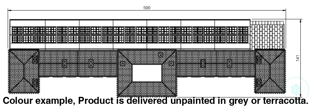 Gm800B – Station Building Platform 1 Tt120/3Mm Scale Tt