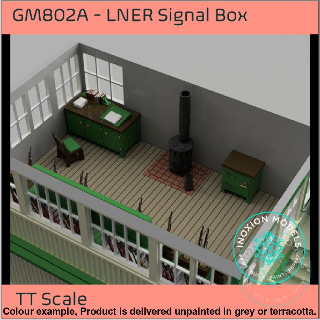 Gm802A – Lner Signal Box Tt120/3Mm Scale Tt Building