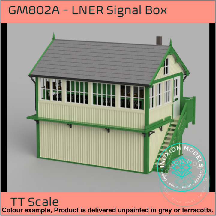 Gm802A – Lner Signal Box Tt120/3Mm Scale Tt Building