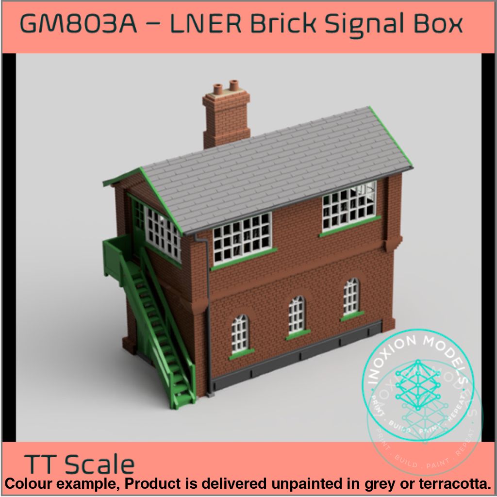 Gm803A – Lner Brick Signal Box Tt120/3Mm Scale Tt Building