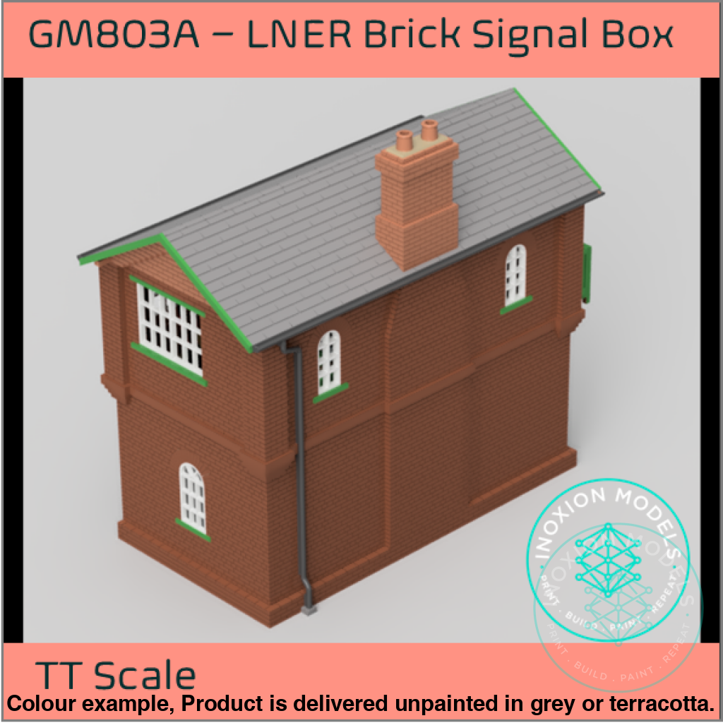 Gm803A – Lner Brick Signal Box Tt120/3Mm Scale Tt Building