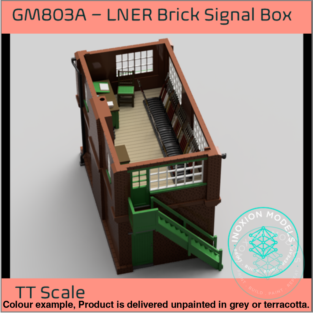 Gm803A – Lner Brick Signal Box Tt120/3Mm Scale Tt Building