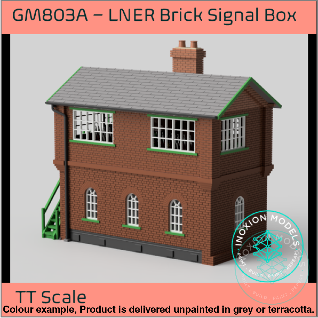 Gm803A – Lner Brick Signal Box Tt120/3Mm Scale Tt Building