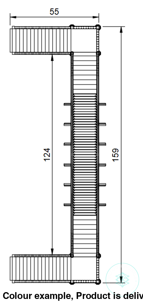 Gm804A – Platform Footbridge Tt120/3Mm Scale Tt Building