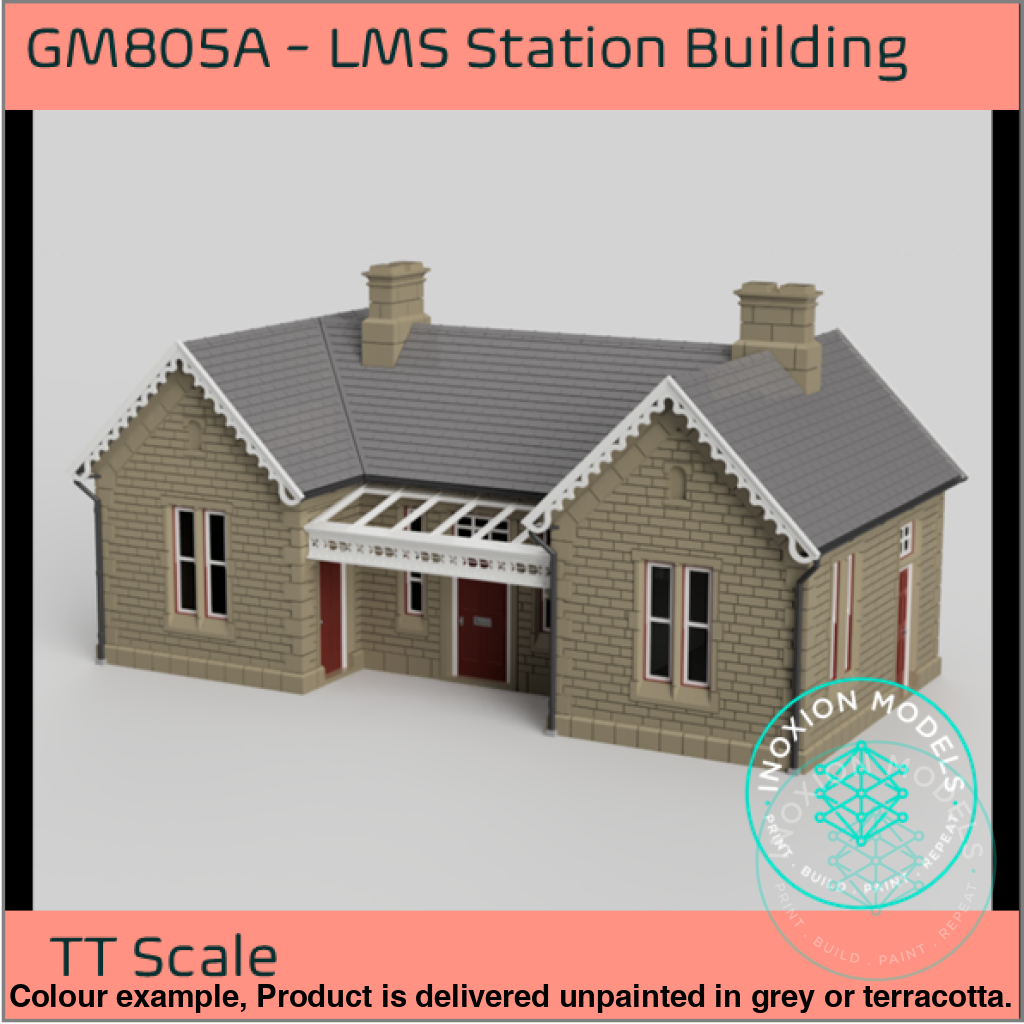 Gm805A – Lms Station Building Tt120/3Mm Scale Tt