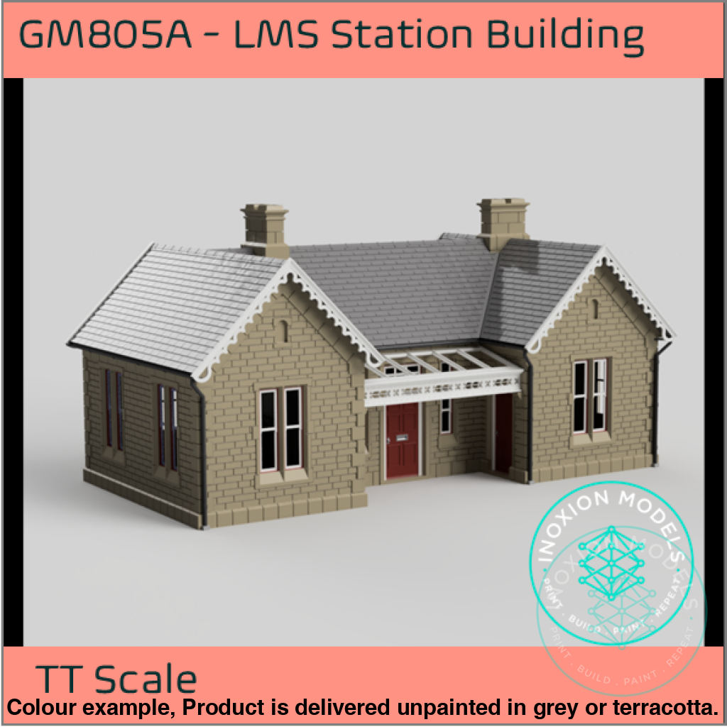 Gm805A – Lms Station Building Tt120/3Mm Scale Tt