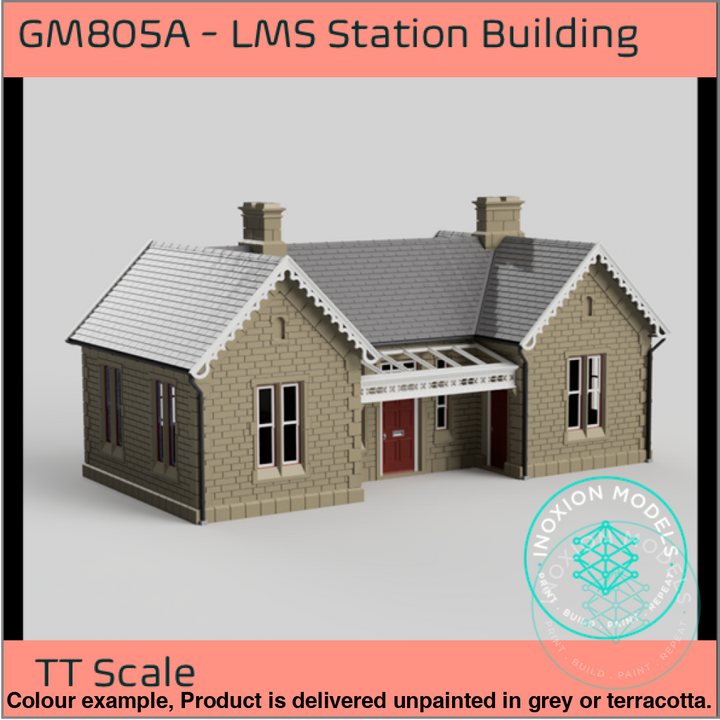 Gm805A – Lms Station Building Tt120/3Mm Scale Tt