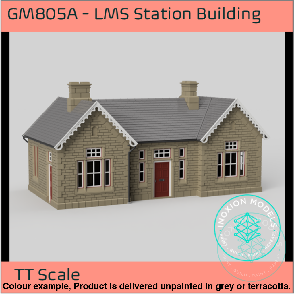 Gm805A – Lms Station Building Tt120/3Mm Scale Tt