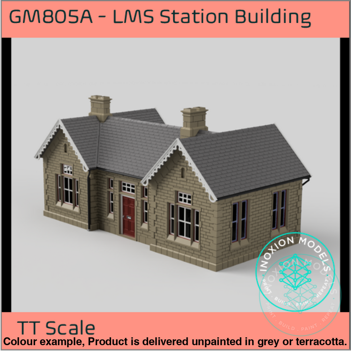 Gm805A – Lms Station Building Tt120/3Mm Scale Tt