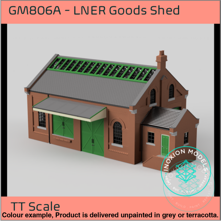 Gm806A – Lner Goods Shed Tt120/3Mm Scale Tt Building