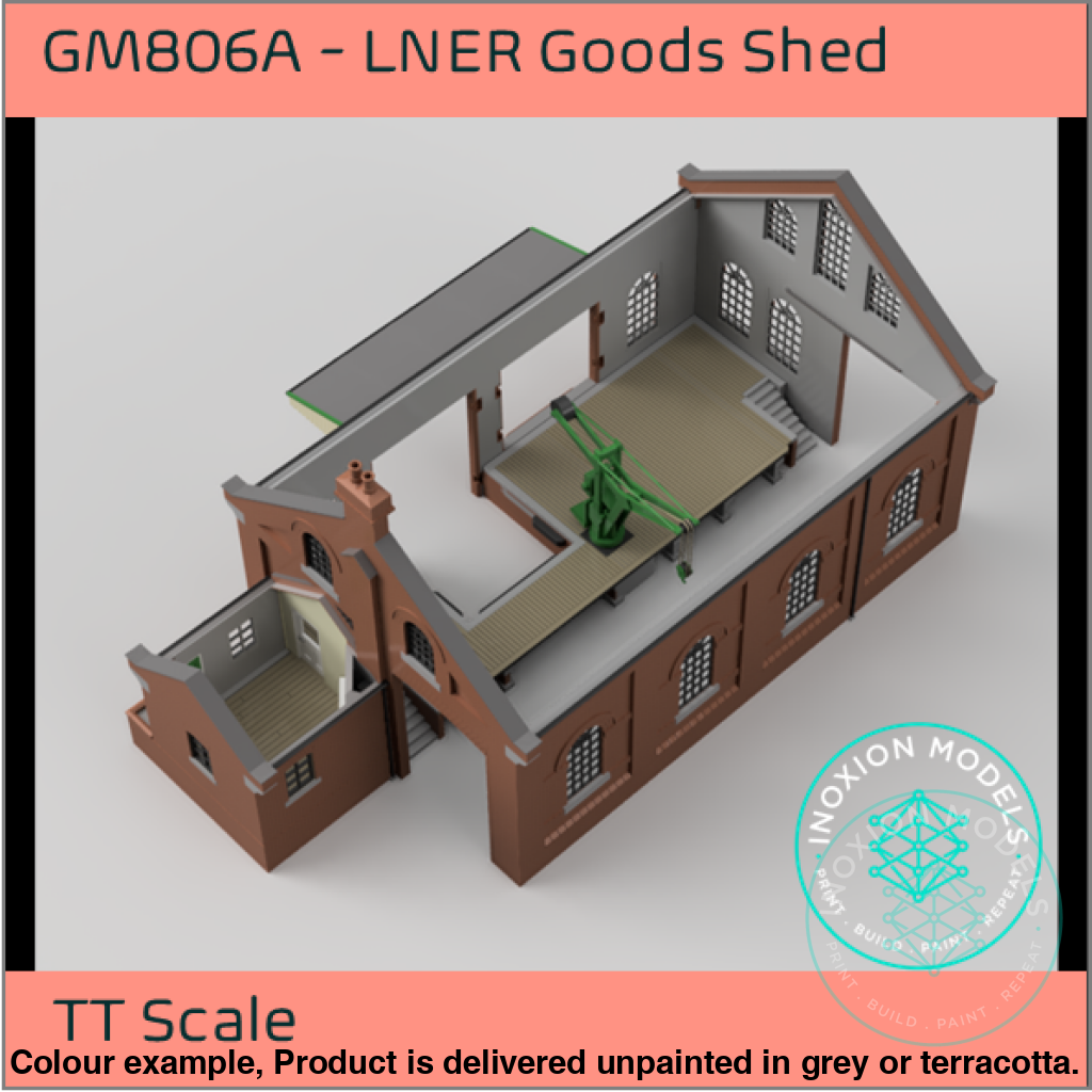 Gm806A – Lner Goods Shed Tt120/3Mm Scale Tt Building