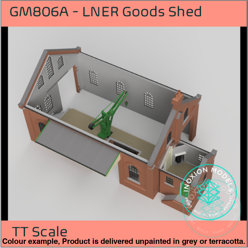 Gm806A – Lner Goods Shed Tt120/3Mm Scale Tt Building