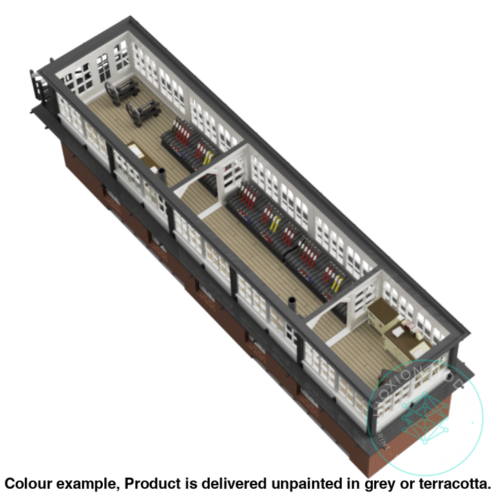 Gm809A – Lms Signal Box Tt120/3Mm Scale Tt Building