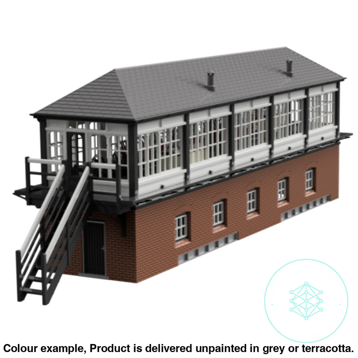 Gm809A – Lms Signal Box Tt120/3Mm Scale Tt Building