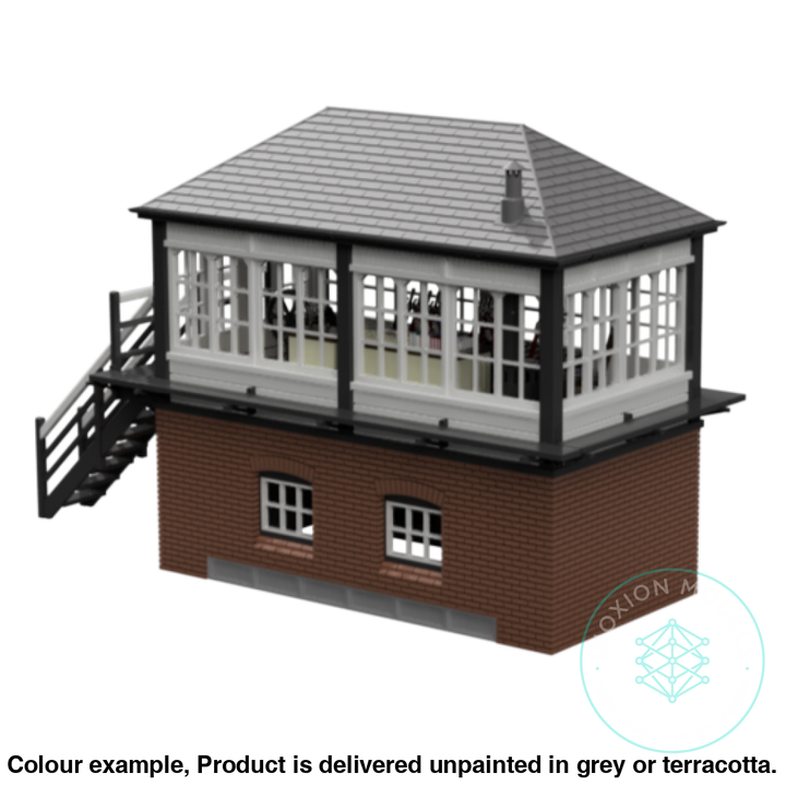 Gm809B – Lms Signal Box Tt120/3Mm Scale Tt Building