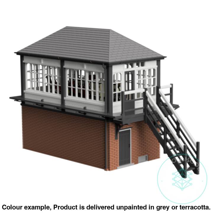 Gm809B – Lms Signal Box Tt120/3Mm Scale Tt Building