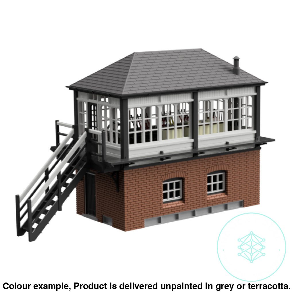 Gm809B – Lms Signal Box Tt120/3Mm Scale Tt Building