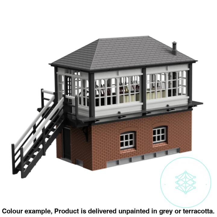 Gm809B – Lms Signal Box Tt120/3Mm Scale Tt Building