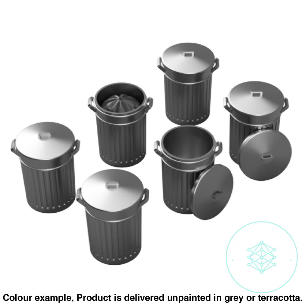 Go100B – Dustbins Tt120/3Mm Scale Tt Accessory