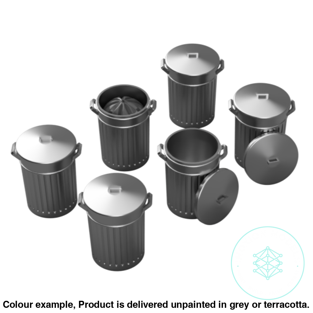 Go100B – Dustbins Tt120/3Mm Scale Tt Accessory