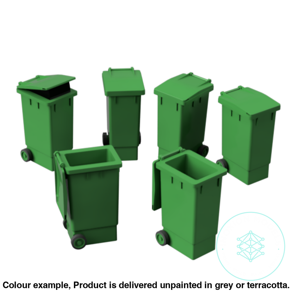 Go101 A – Wheelie Bins Tt120/3Mm Scale Tt Accessory