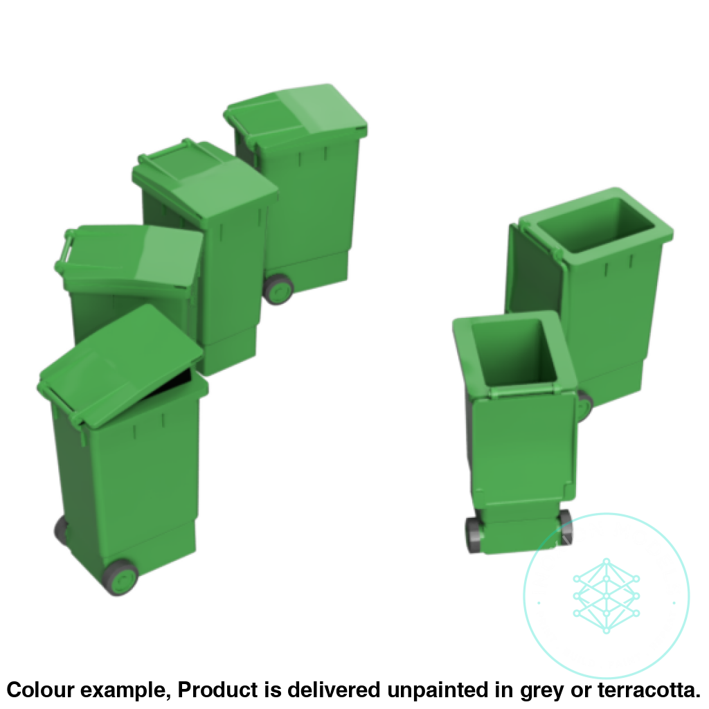 Go101 A – Wheelie Bins Tt120/3Mm Scale Tt Accessory