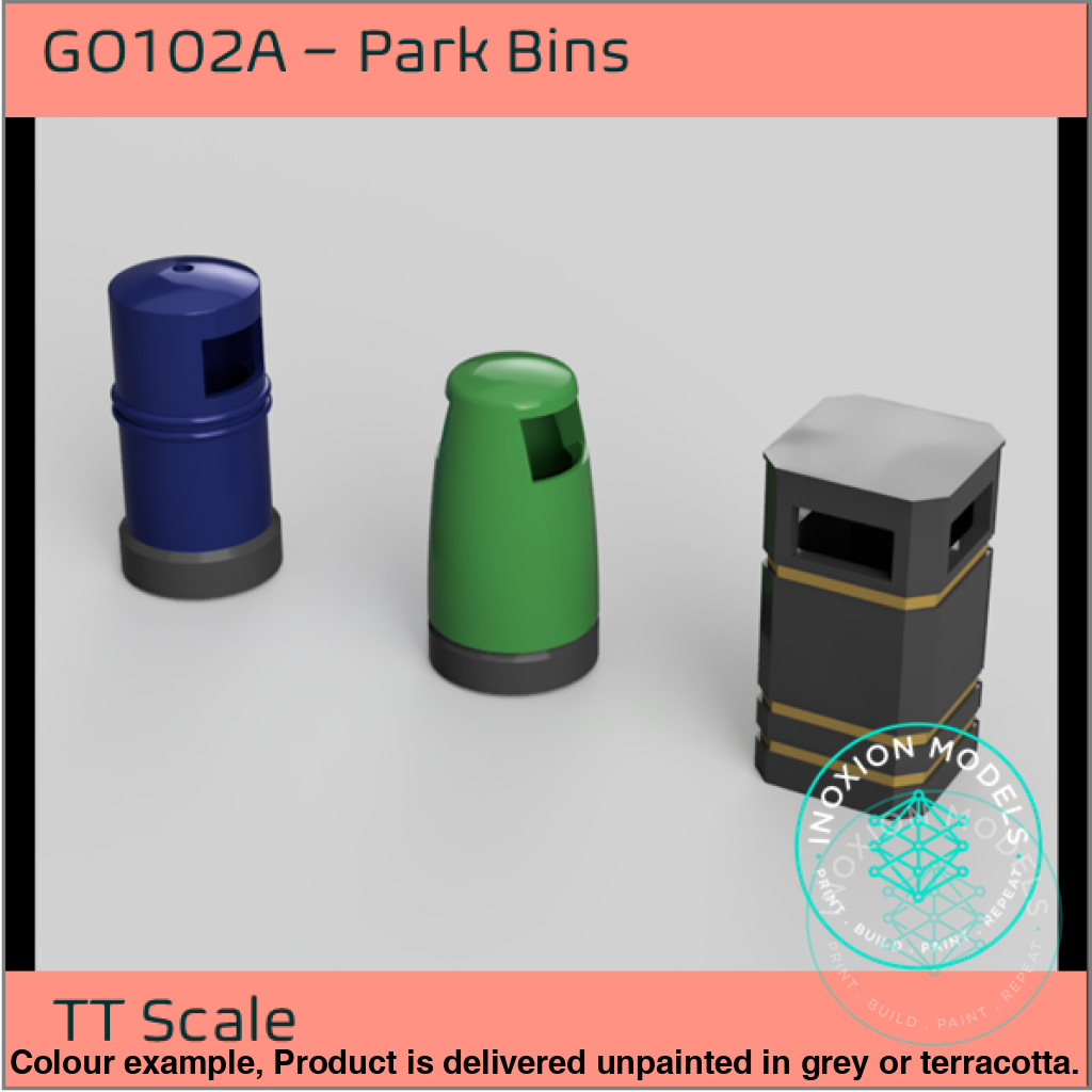 Go102A – Park Bins Tt120/3Mm Scale Tt Accessory