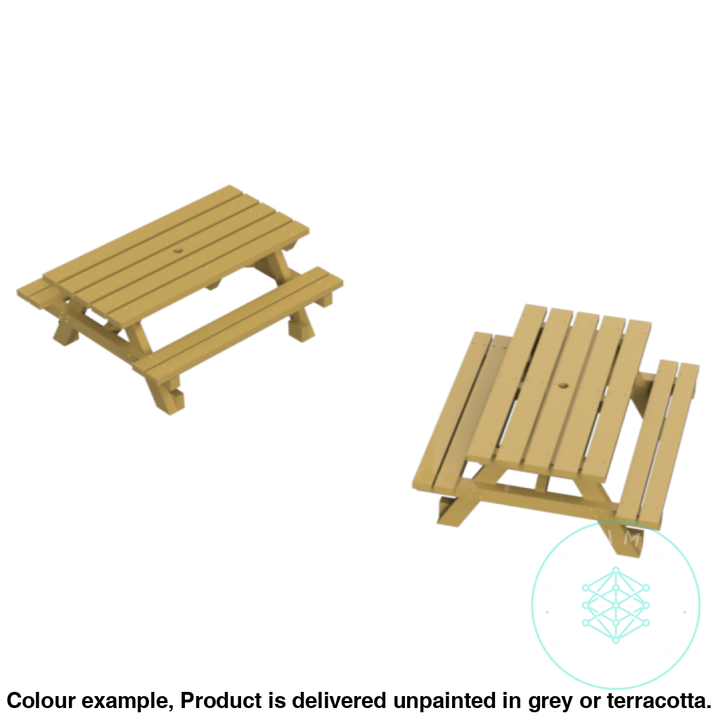 Go104A – Picnic Benches Tt120/3Mm Scale Tt Accessory