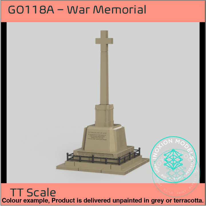 Go118A – War Memorial Tt120/3Mm Scale Tt Accessory