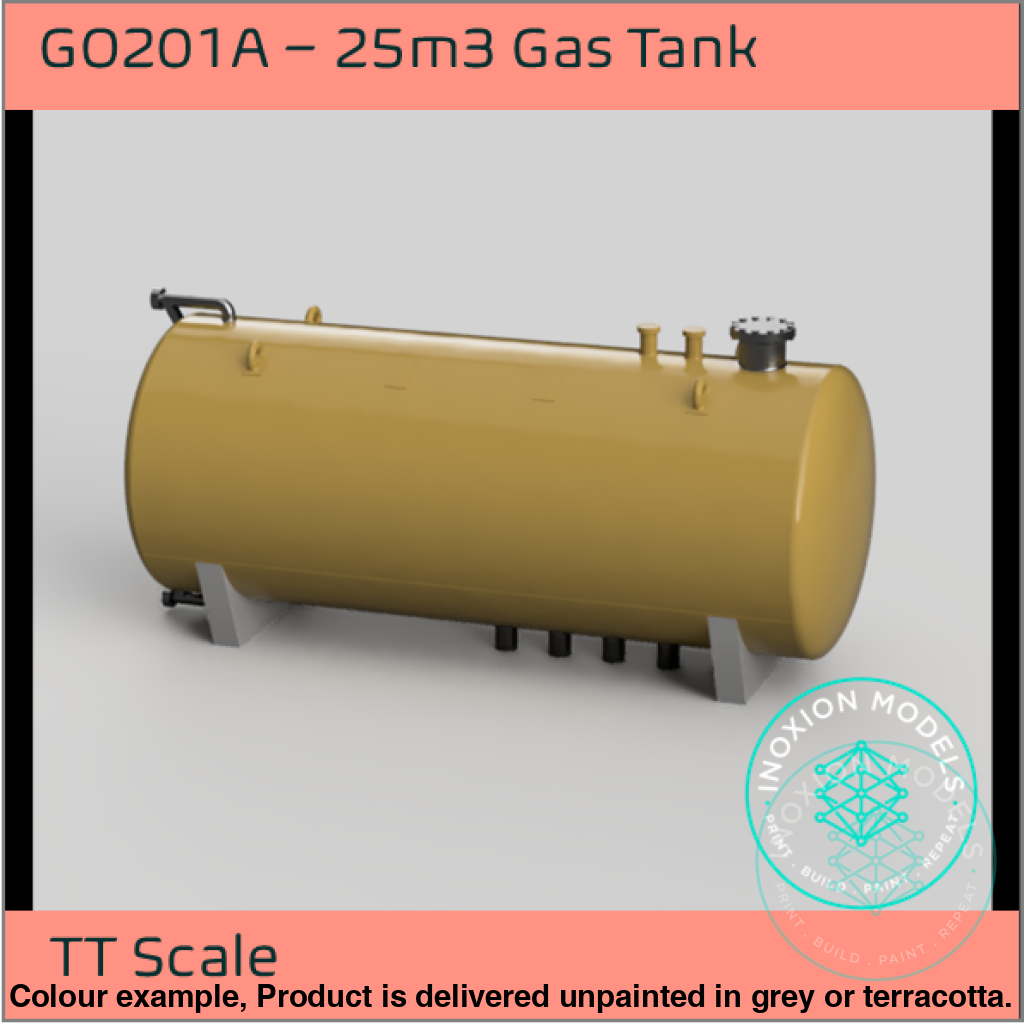 Go201A – 25M3 Gas Tank Tt120/3Mm Scale Tt Accessory