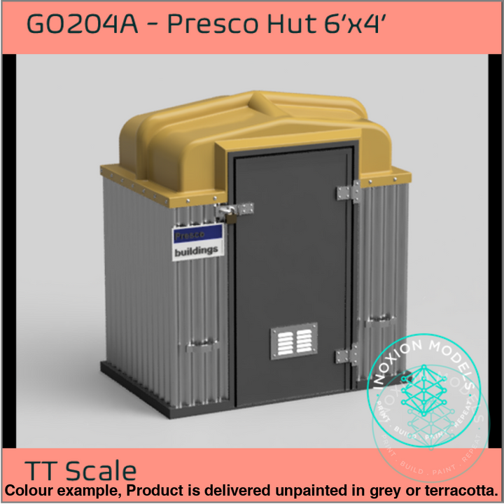 Go204A – Presco Hut 6’X4’ Tt120/3Mm Scale Tt Accessory