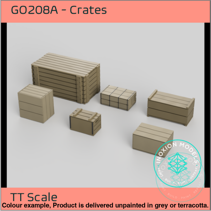 Go208A – Crates Tt120/3Mm Scale Tt Accessory