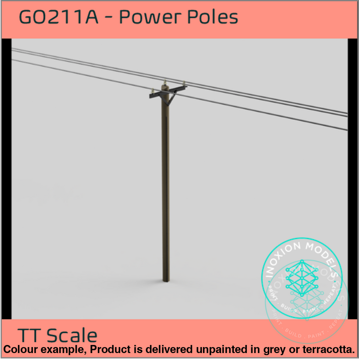 Go211A – Power Poles Tt120/3Mm Scale Tt Accessory