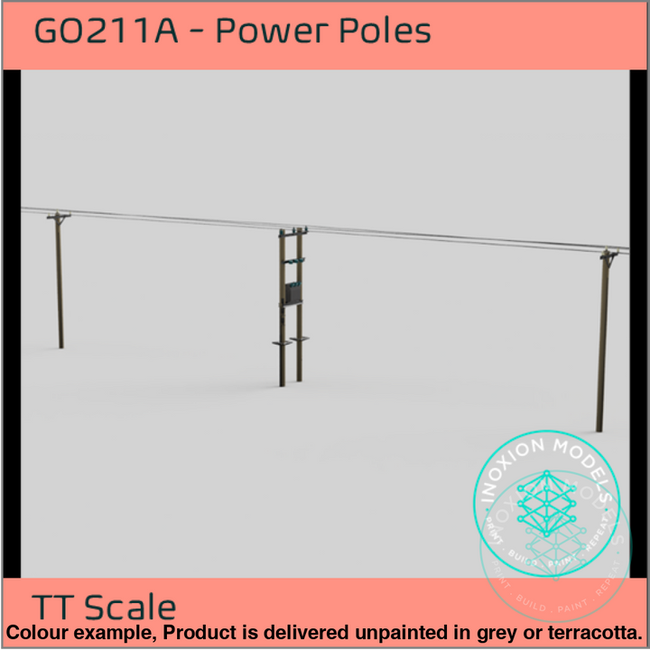 Go211A – Power Poles Tt120/3Mm Scale Tt Accessory