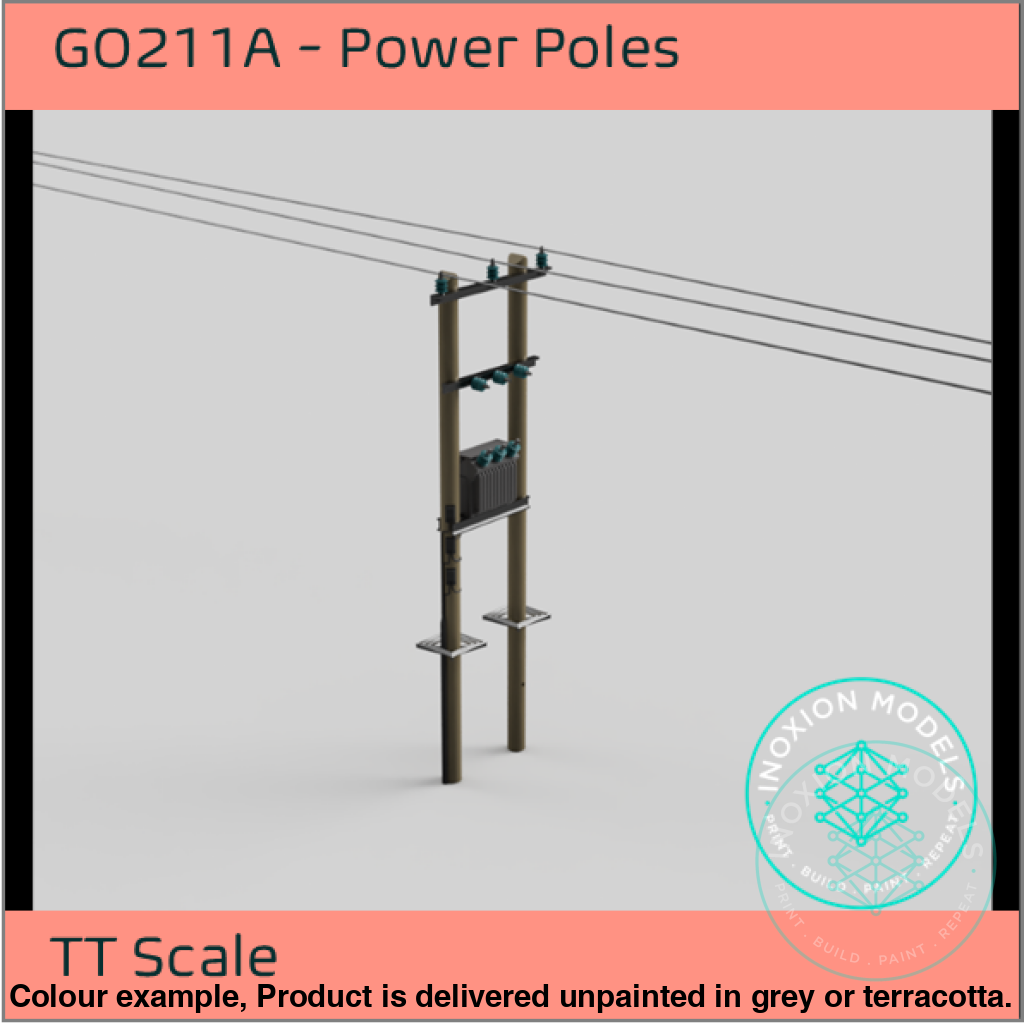 Go211A – Power Poles Tt120/3Mm Scale Tt Accessory