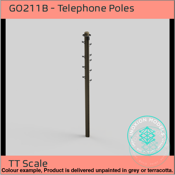 Go211B – Telephone Poles Tt120/3Mm Scale Tt Accessory