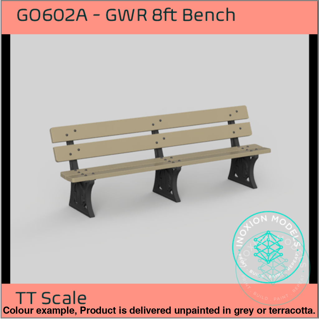 Go602A – Gwr 8Ft Platform Benches Tt120/3Mm Scale Tt Accessory