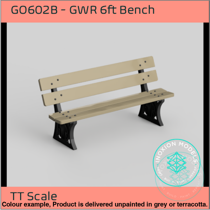 Go602B – Gwr 6Ft Platform Benches Tt120/3Mm Scale Tt Accessory