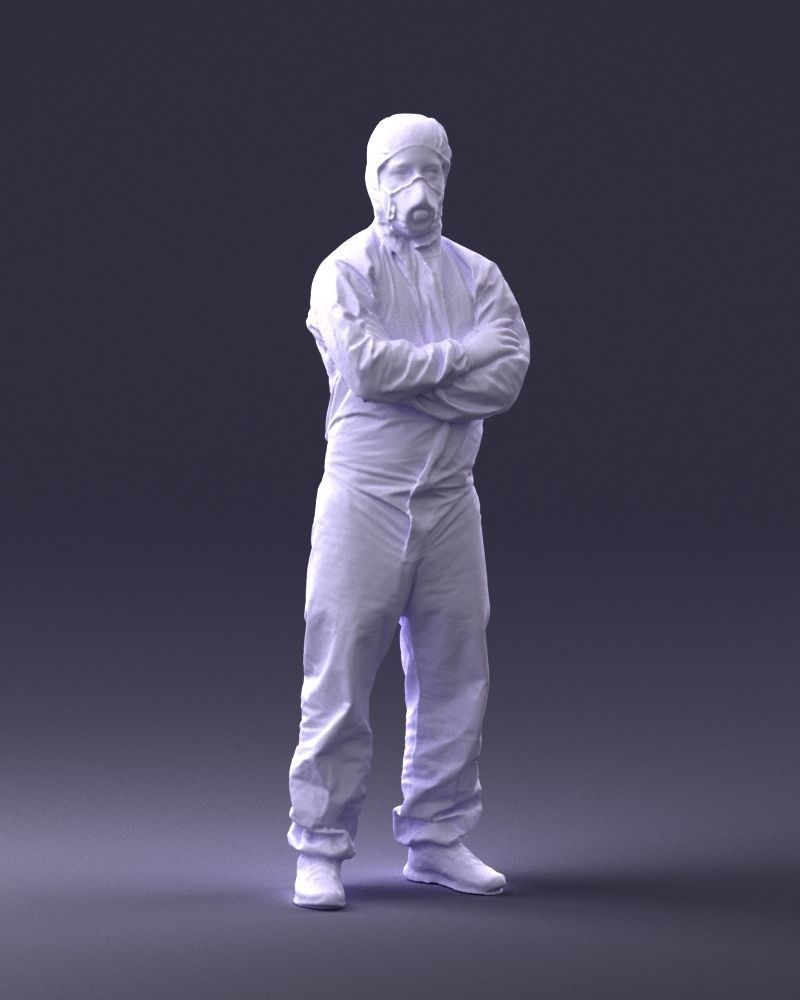 Csi/hazmat Suited Person Figure